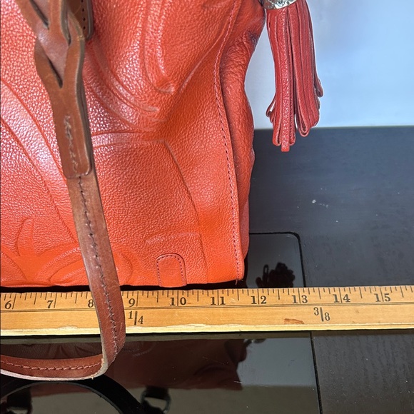 Brighton Ferrara Collection tote bag with braided handles and a heart charm - Picture 6 of 13